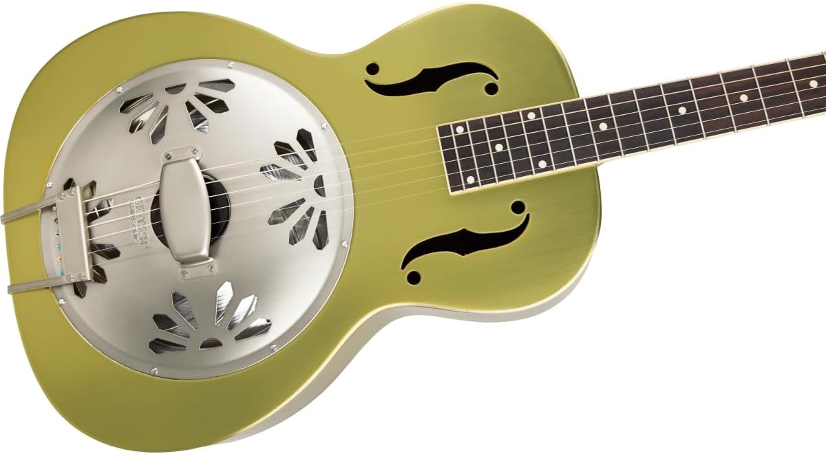 Gretsch LTD Roots Honey Dipper Resonator Guitar - Weathered Bell Bronze