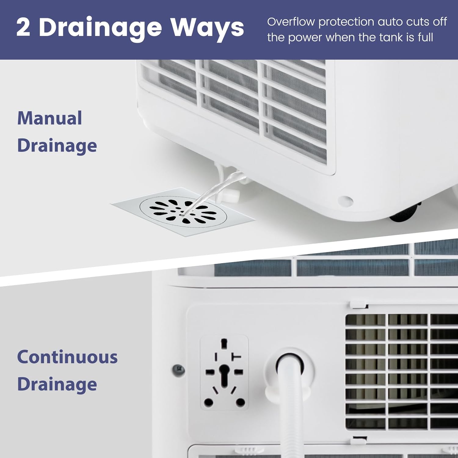 SIMOE 3-IN-1 Portable AC, 10000BTU Portable Air Conditioner Unit for room Cooling up to 350 sq.ft, with Remote Control, Window Kit & 0-24H Timer, Built-in Fan, Cooling, Dehumidifier & Sleep Modes