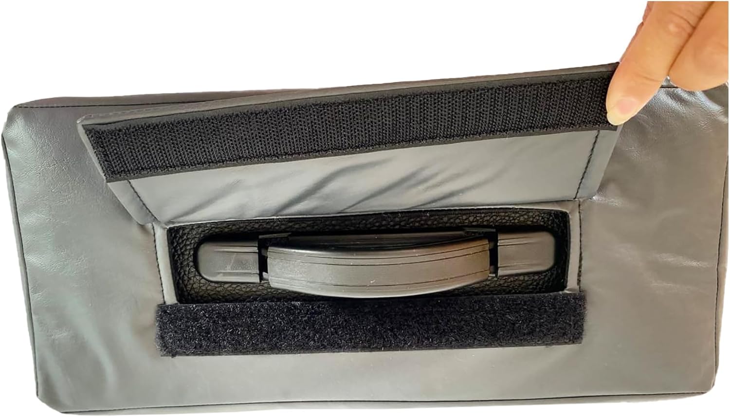 Protect'em Dust Covers Padded Grey Faux Leather Cover with Flap for Fender Rumble 100, Gray, Amp-Rum100-faux-gry-flpd