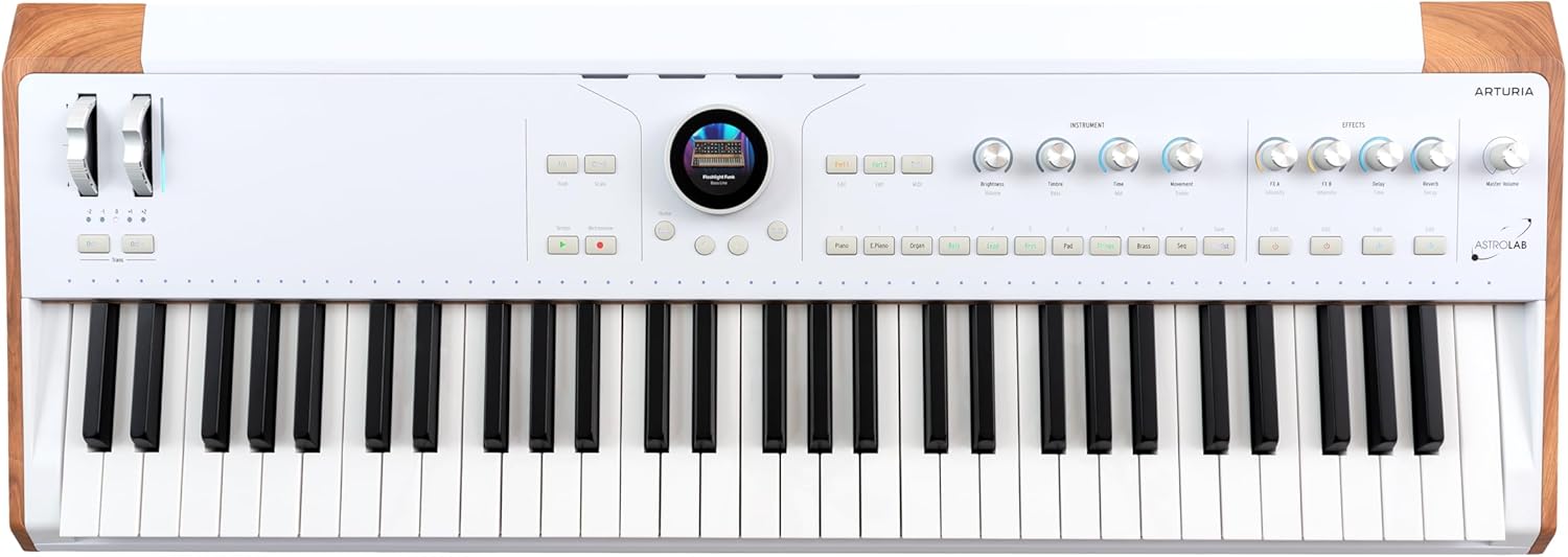 Arturia AstroLab 61-Key Semi-Weighted Stage Keyboard — With 1300 Sounds and Analog Lab Pro Software Included