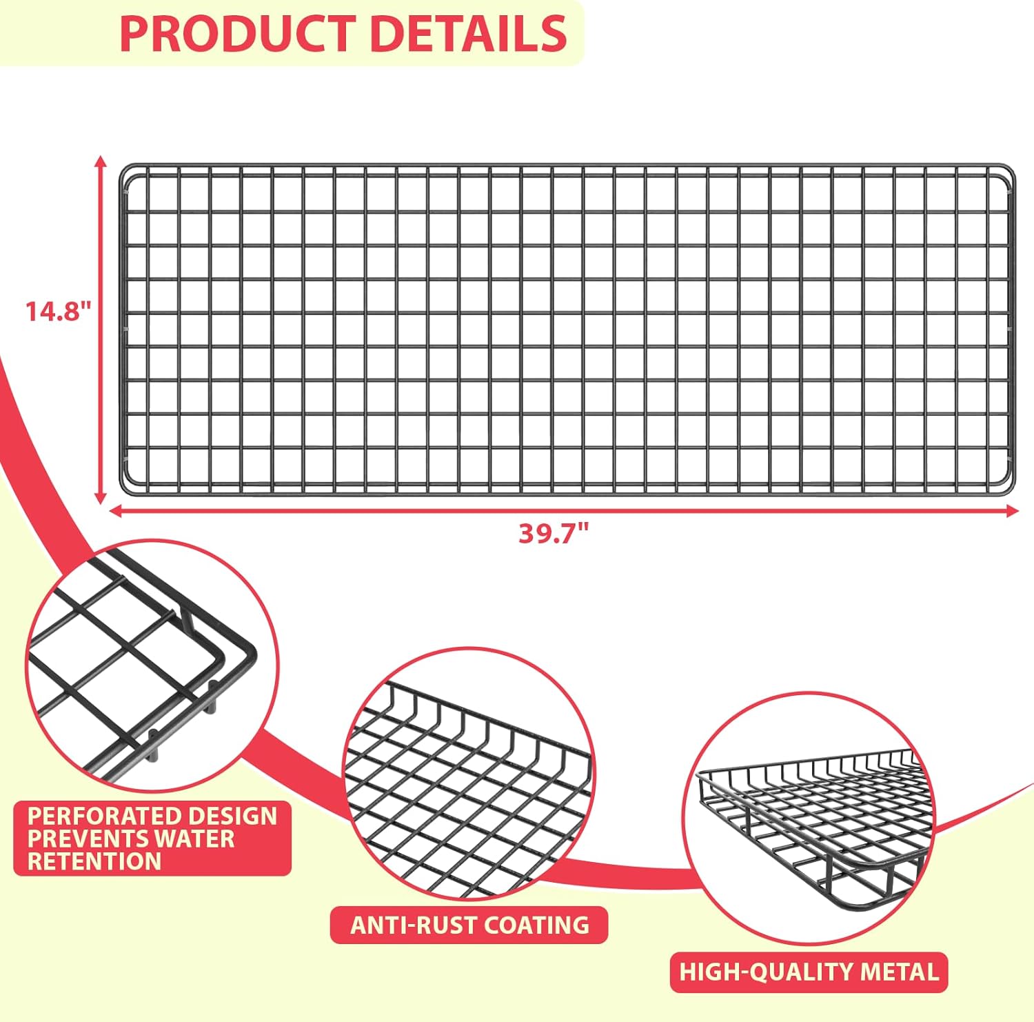 Pellet Grill Storage Shelf for Traeger Pro Series 34 Accessories, Grill Bottom Shelf for Traeger Accessories Pro 34 and Other Wood Pellet Grill, Black Powder Coated Steel Wood Pellet Storage Shelf