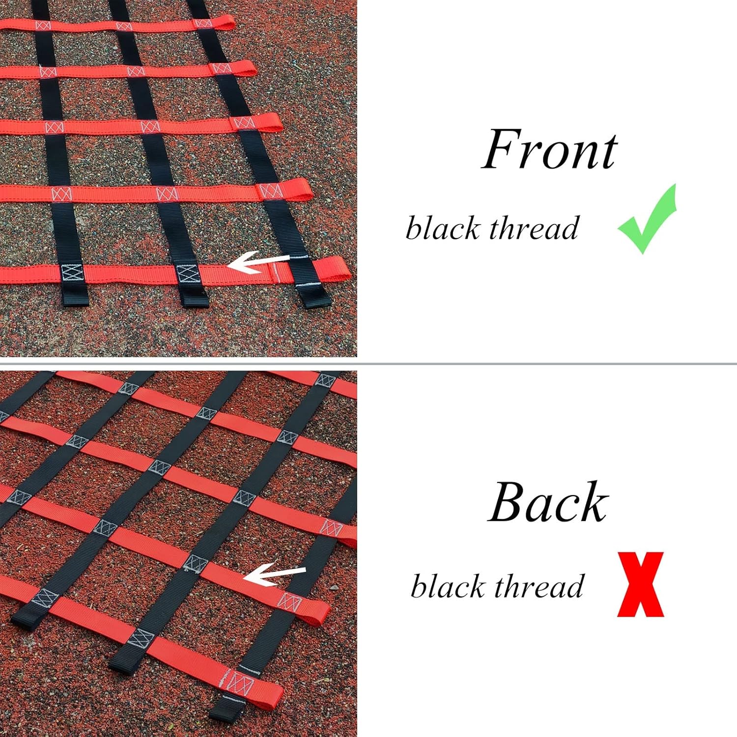 Climbing Cargo Net,Outdoor Playground Swing,Kids Ninja Obstacle Course Swingset Accessories for Adults Playground Webbing Net Heavy Duty Hammock Nets Climb Indoor,for Climbing Wall