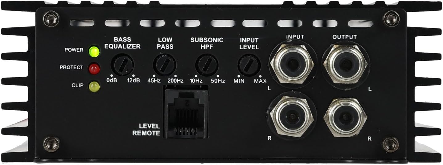 Rockville Bundle: RD600.1 600w RMS 1-Ohm (2400w Peak) Mono Amplifier Car Audio Amp Bundle with RWK41 4 Gauge Complete Car Amp Wiring Installation Wire Kit with RCA's (2 Items)