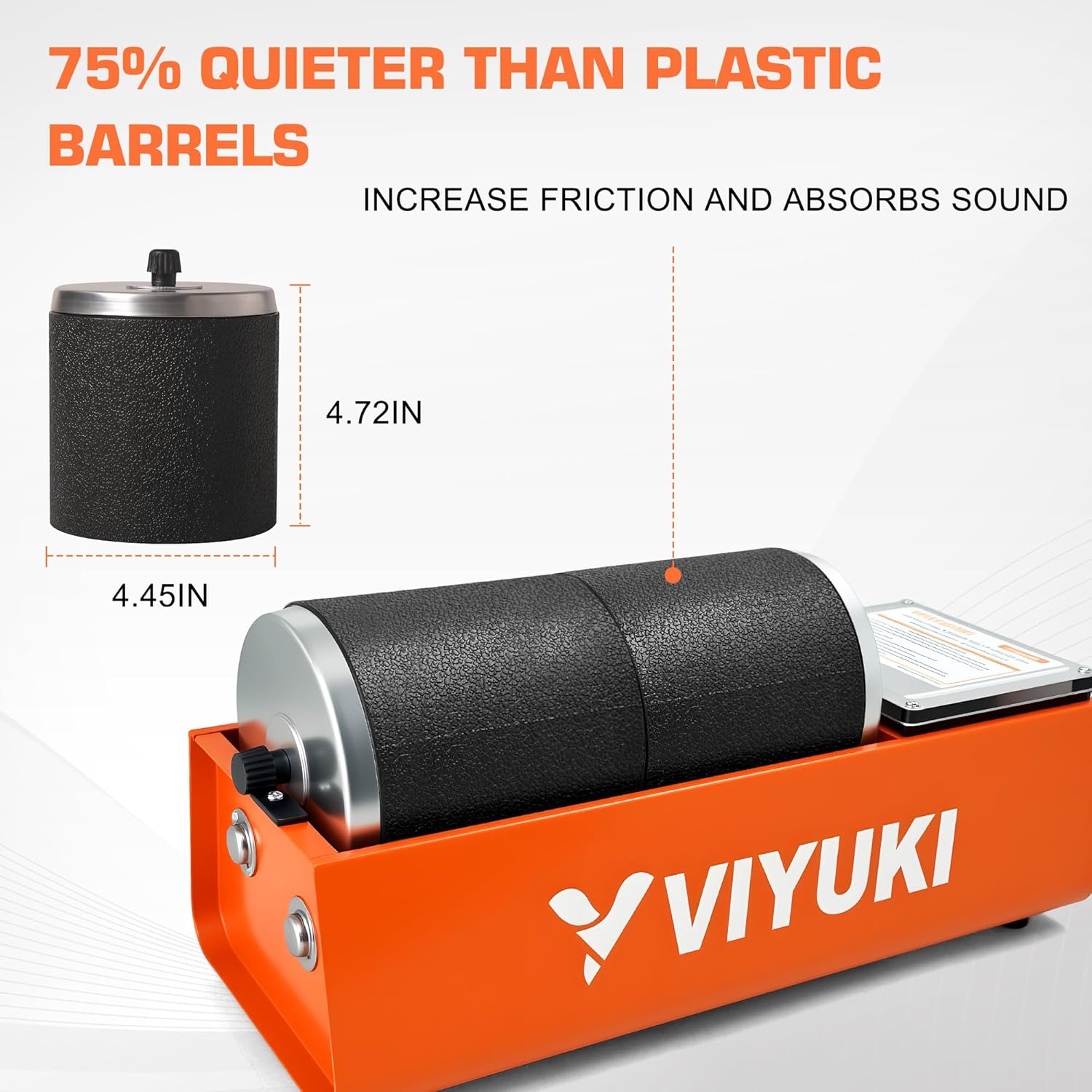 Professional Rock Tumbler Kit - Double Drum 6LB Lapidary Polisher for Adults (Double Barrel), Includes Rough Gemstones, 8 Polishing Grits, Jewelry, Learning Guide, Great Stem Science Kit