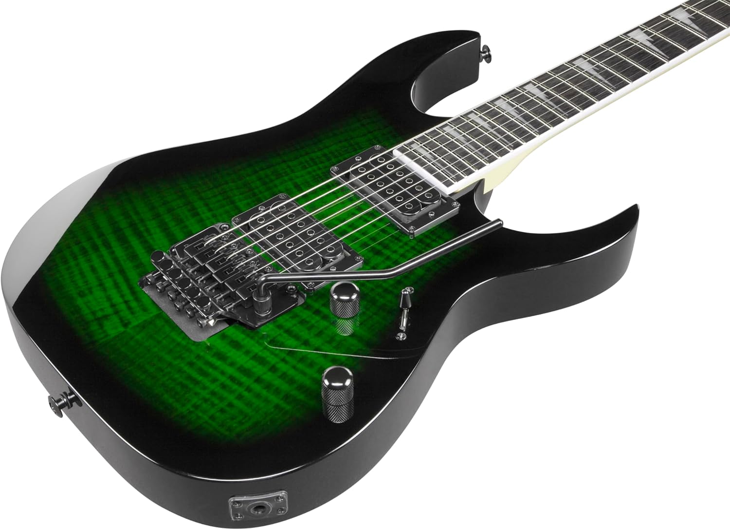 Ibanez Gio RG320FAT Electric Guitar - Transparent Emerald Sunburst