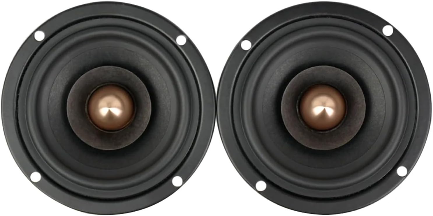 2Pcs 3 Inch Audio Speaker 4Ohm 8Ohm 15W Full Range Speaker HiFi Treble Mediant Bass Loudspeaker(Blue)