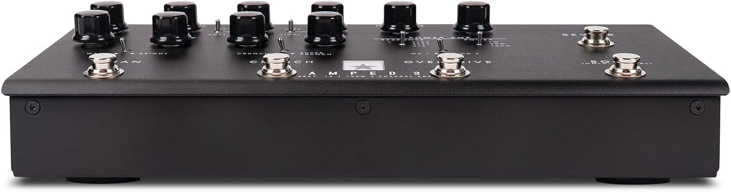 Blackstar AMPED3 100W Multi-Channel Floorboard User Programmable Presets Guitar Amp Pedal for Fine-Tune Your Cabinet, Mic, and Room Simulations