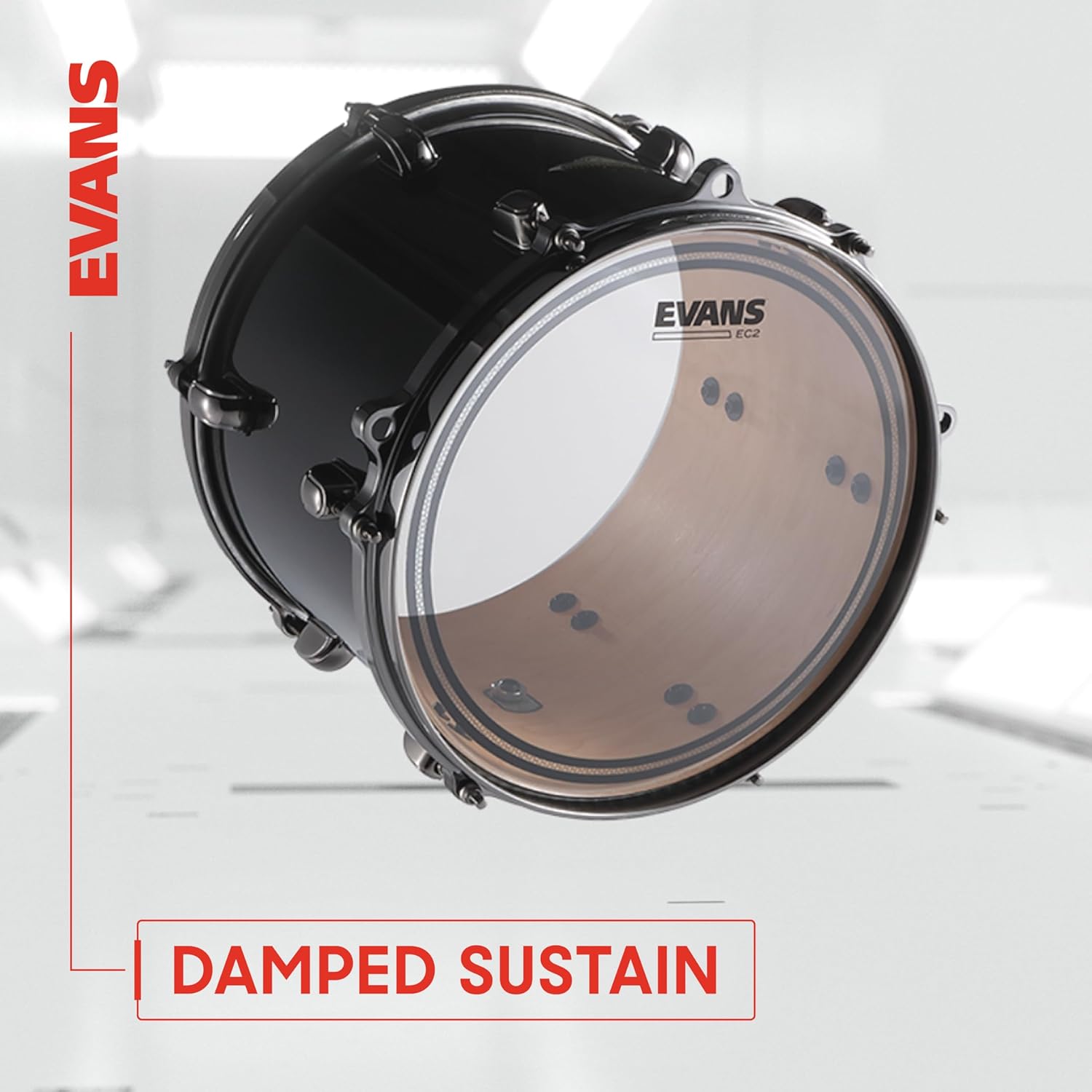 Evans Drum Heads - EC2S Clear Standard Pack (12