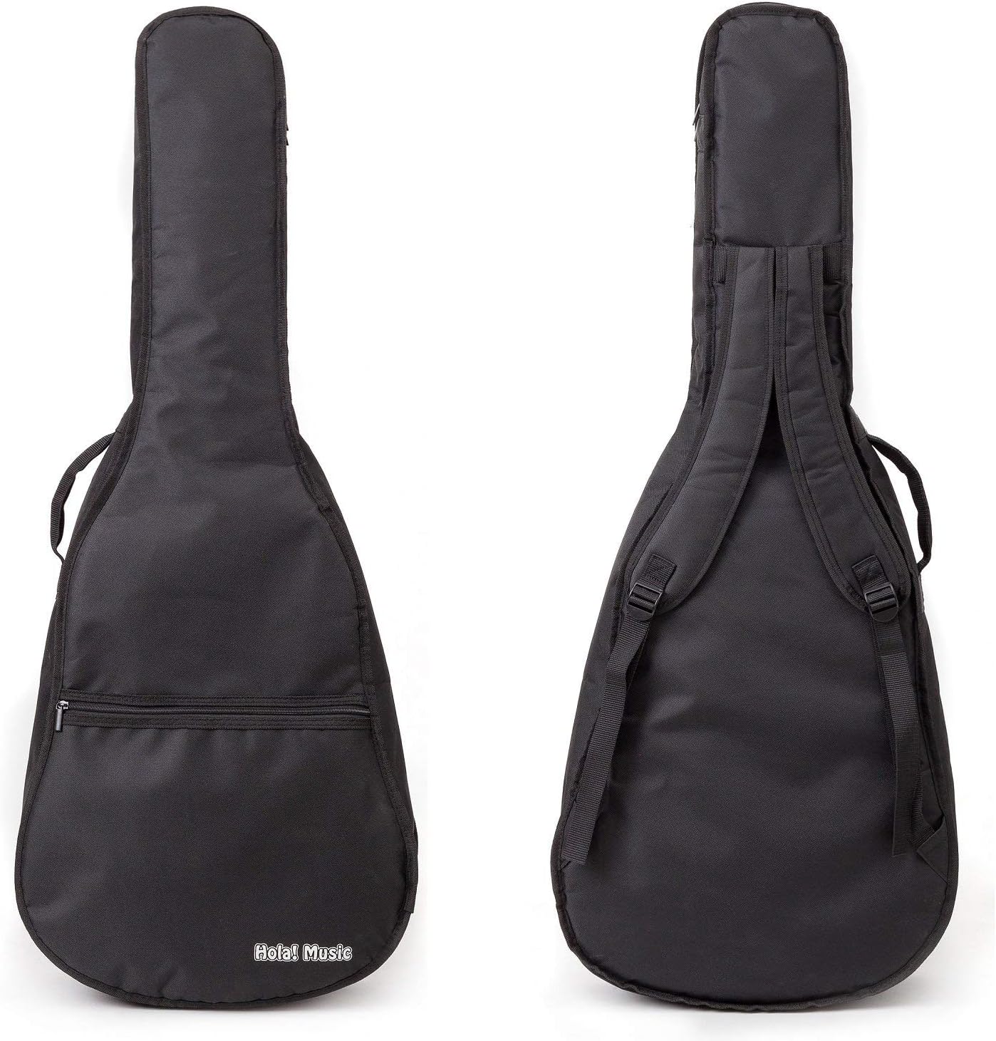 Classical Guitar with Soft Nylon Strings by Hola! Music, Junior 3/4 Size 36 Inch Wooden Guitar, Natural Gloss Finish - FREE Padded Gig Bag Included