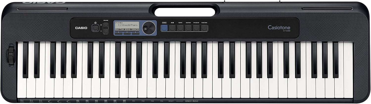 Casio CT-S300 PPK 61-Key Premium Keyboard Pack with Stand, Headphones & Power Supply
