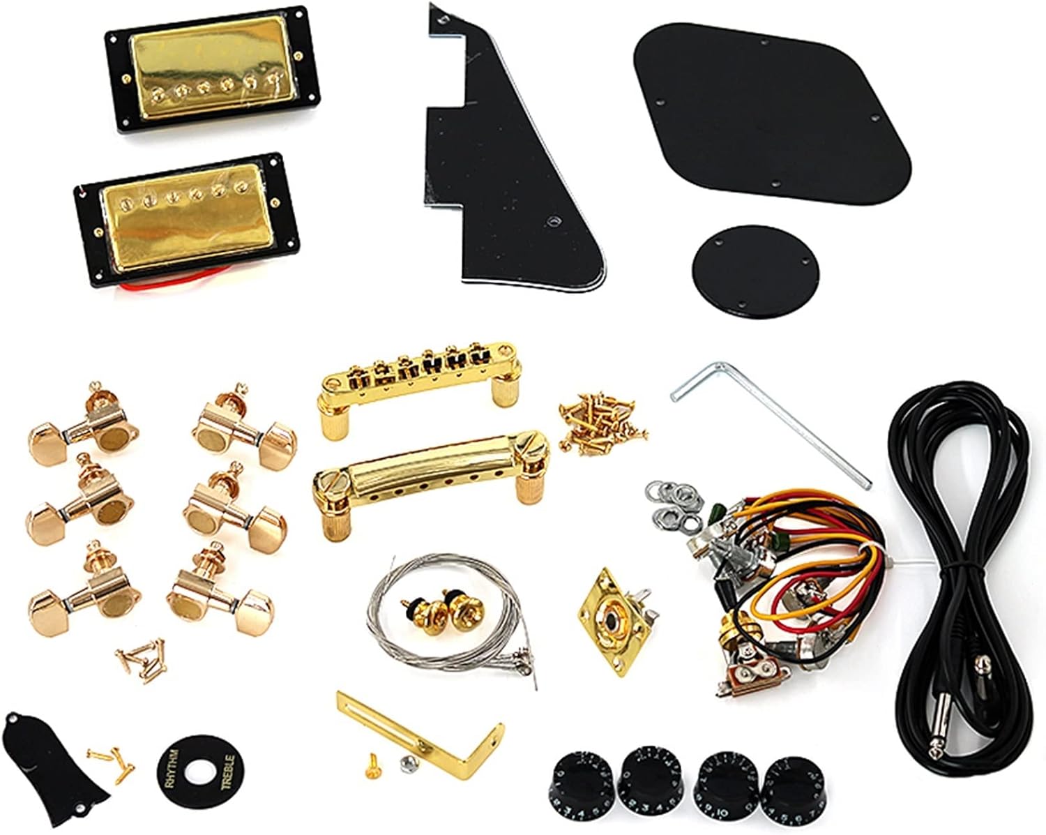 DIY Electric Guitar Kit Mahogany Okoume Body Rosewood Fingerboard Electric Guitar Assembly Kit Unfinished Guitar Set