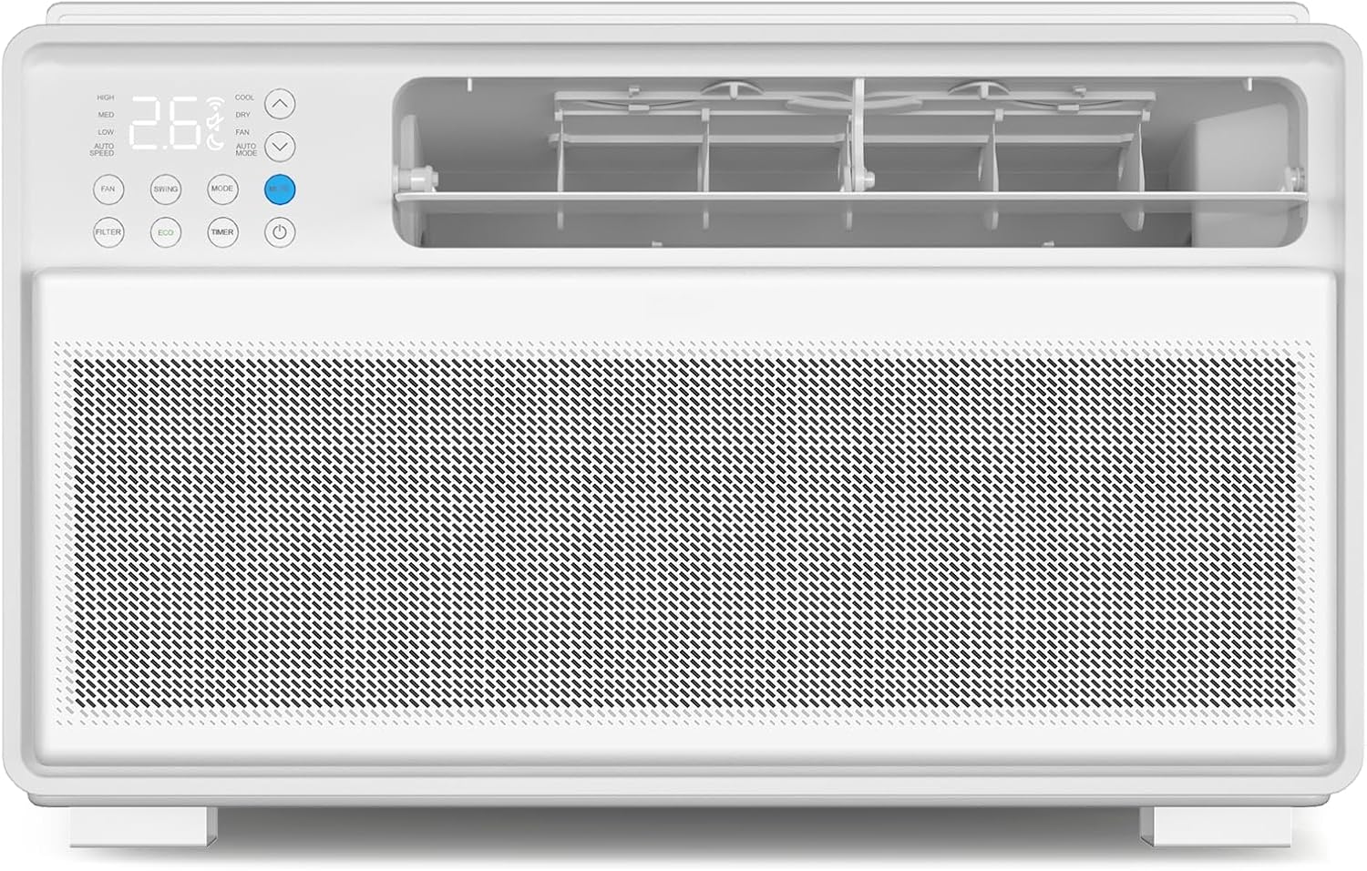 ZAFRO Window Air Conditioners 12000BTU, Cools 350 Sq. Ft,4 Cooling Mode & Fan Speeds,Ultra-Quiet Remote,White
