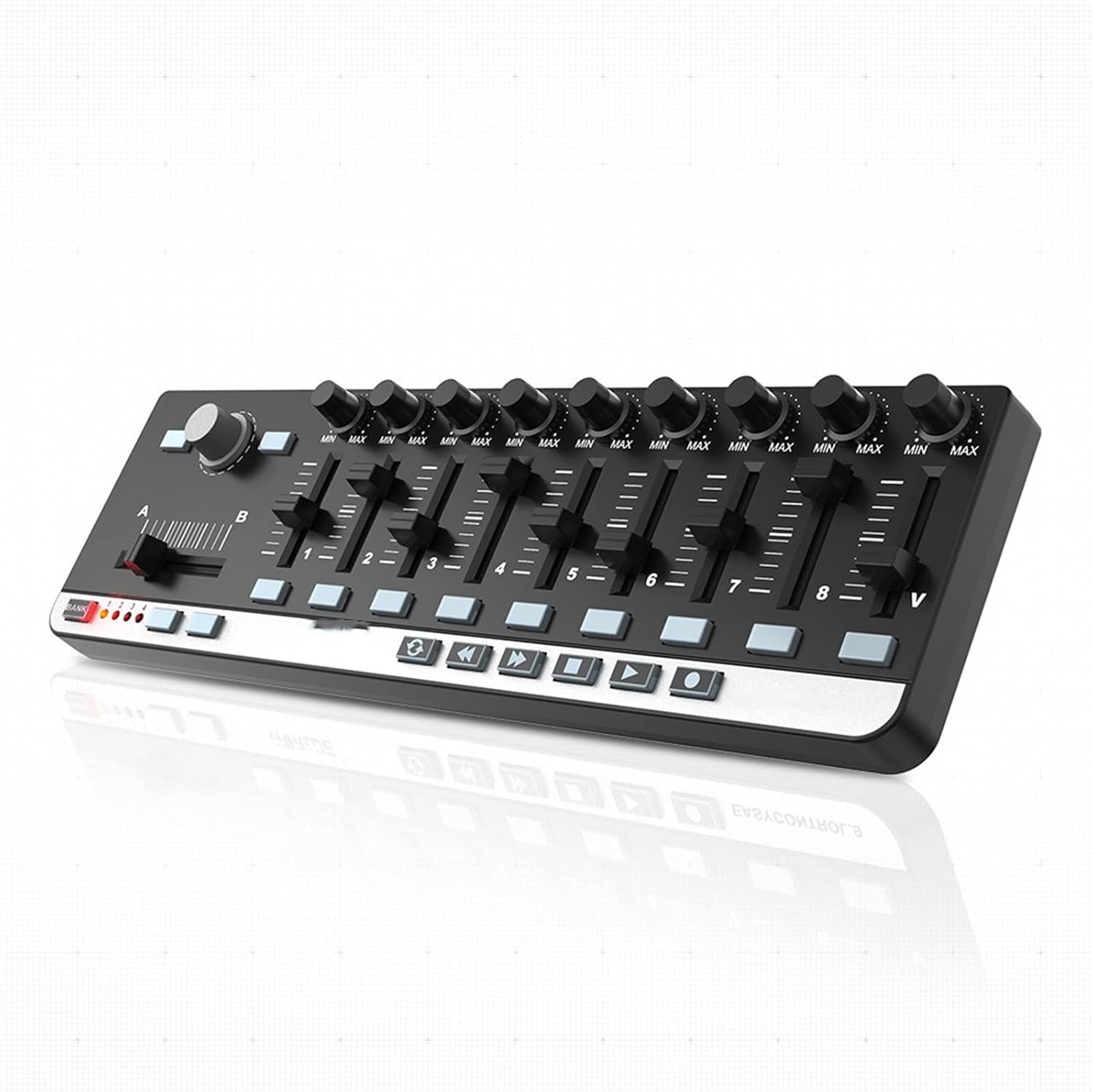 Keyboard Piano 9 MIDI Keyboard Portable Mini USB 9 Slim-Line Control Professional MIDI Controller