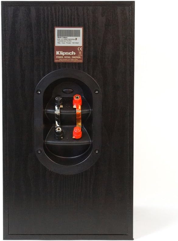 Klipsch RB-61 II Reference Series Bookshelf Loudspeakers, Black (Pair)