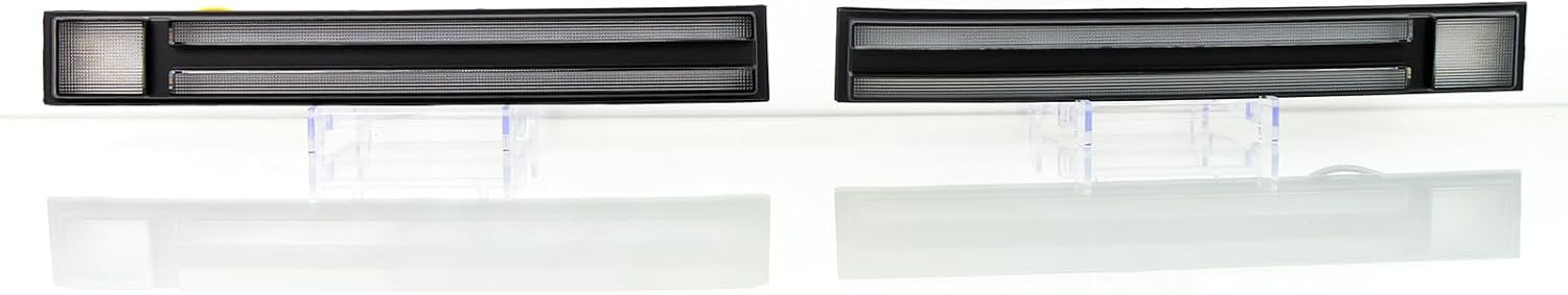 DRL LED Fog Light Front Bumper Light Fit for 2024 2025 Toyota Land Cruiser Prado LC250 with Amber Turn Signal Daytime Running Light Daylight Driving Lamp LC250 Accessories