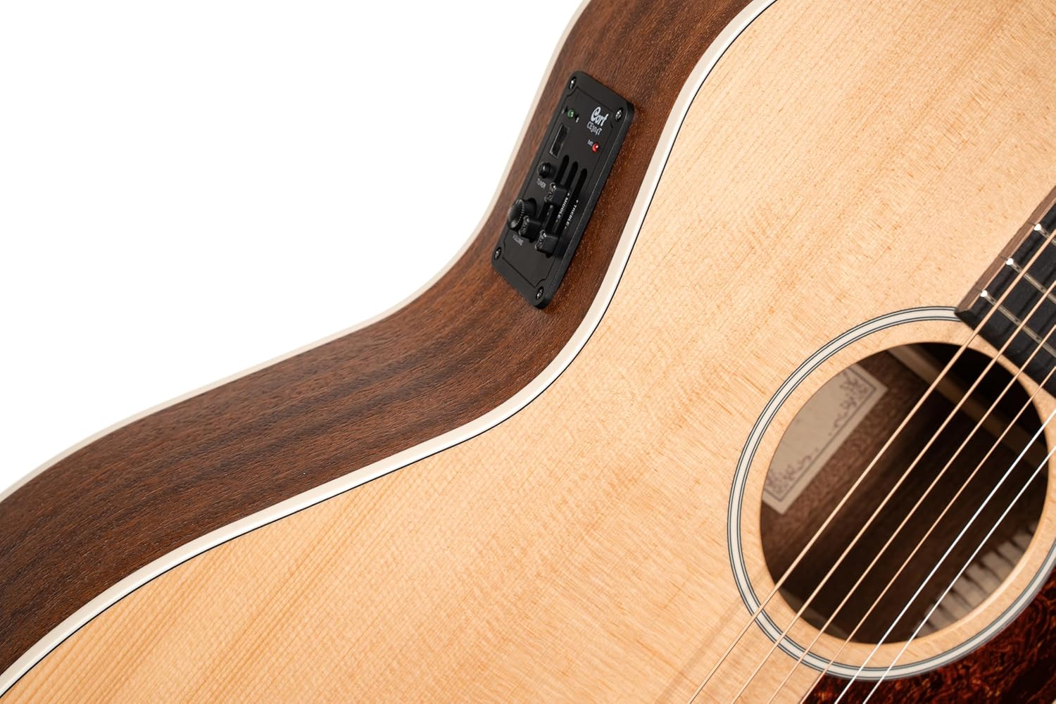 Cort GA1E Grand Regal Series Grand Auditorium A/E Guitar Natural