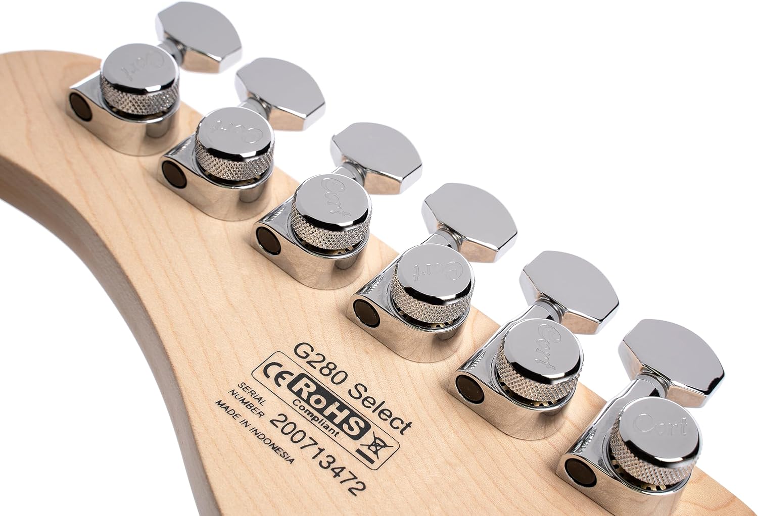 Cort G280 Select Flame Top 6-String Electric Guitar, Transparent Black Finish (G280SELECTTBK)