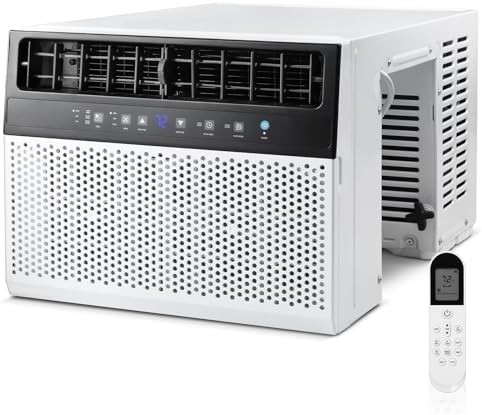 Antarctic Star 10,000 BTU Window Air Conditioners, U-Shaped Air Condtioner Window Unit Cools up to 450 Sq. Ft, 6 Modes 24H Timer Energy-saving Window AC Units, Easy to Install, White