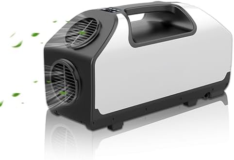 Tent Air Conditioner, 24V 3000BTU 700W Portable Camping Air Conditioner, 15s Fast Cooling LED Display 300Min Contination, 3 Wind Speeds for Van Life, Camping Tent, Outdoor, Indoor White