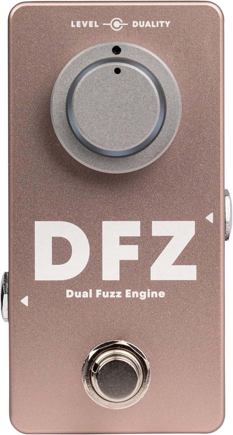Darkglass Duality Dual Fuzz Engine Mini Pedal for Bass Guitar with Dual Fuzz Circuits, Level, Filter, and Blend