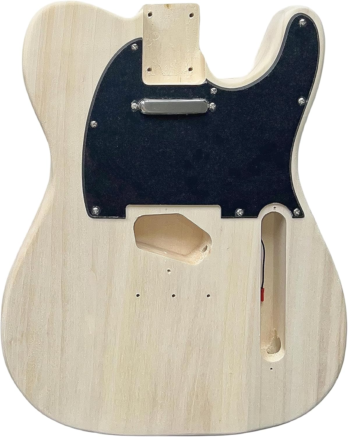 DBL DIY Electric Guitar Kits,TL Style Electric Guitar,6 String Right Handed with Basswood Body Maple Neck Maple Fingerboard Chrome Hardware，Build Your Own Guitar