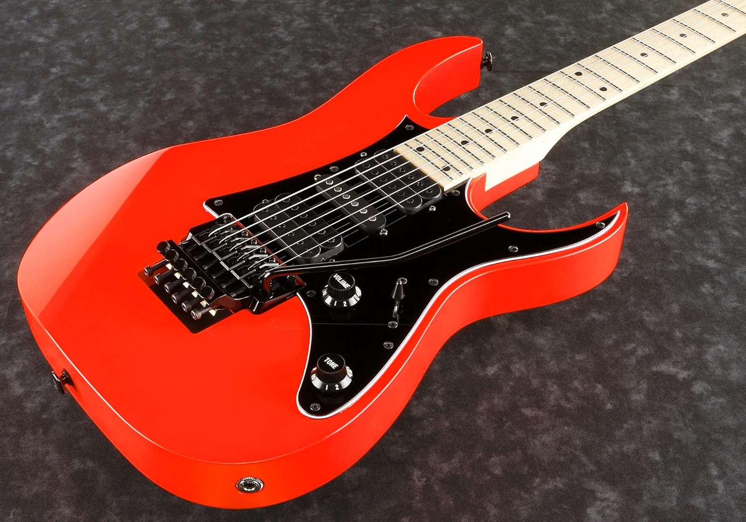 Ibanez RG550 RG Genesis Collection Electric Guitar - Road Flare Red Bundle with Gig Bag, Tuner, Strap, Cable, Austin Bazaar Instructional DVD, and Polishing Cloth