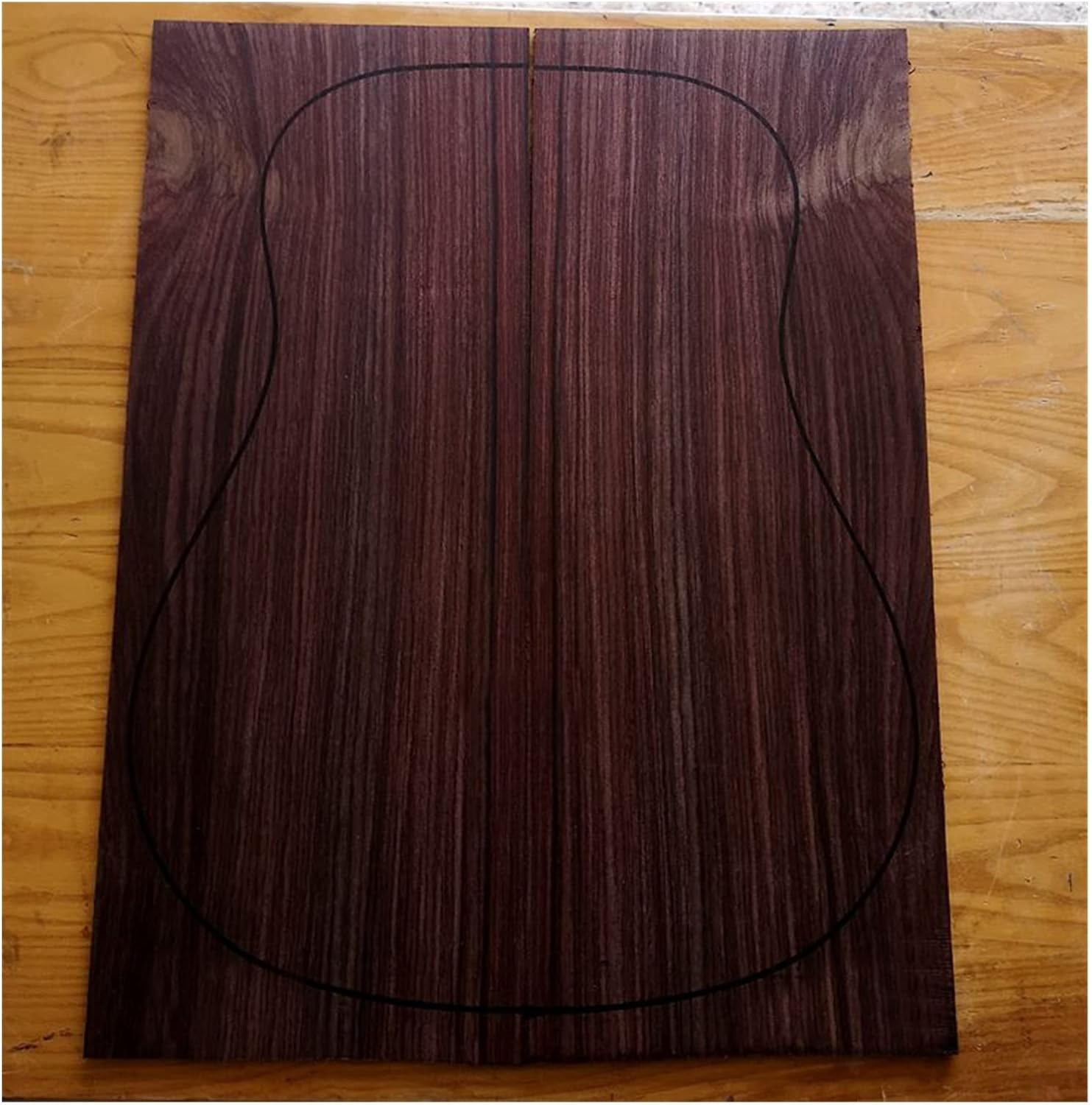 India Rose Wood Back Panel Wool Guitar Production Material Accessories DIY Guitar Kit (Color : 29)