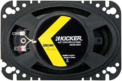 KICKER for Late 90s Early 2000s GM Coupes & Sedans. A Pair of 43DSC4604 4x6 Speakers & a Pair of 43DSC69304 6x9 s