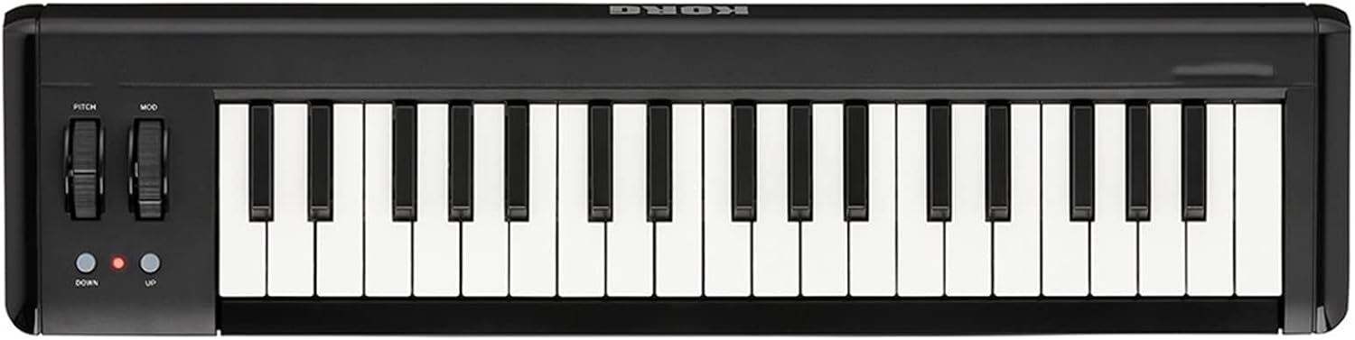 Keyboard Piano 37-Key Compact USB MIDI Keyboard Controller USB