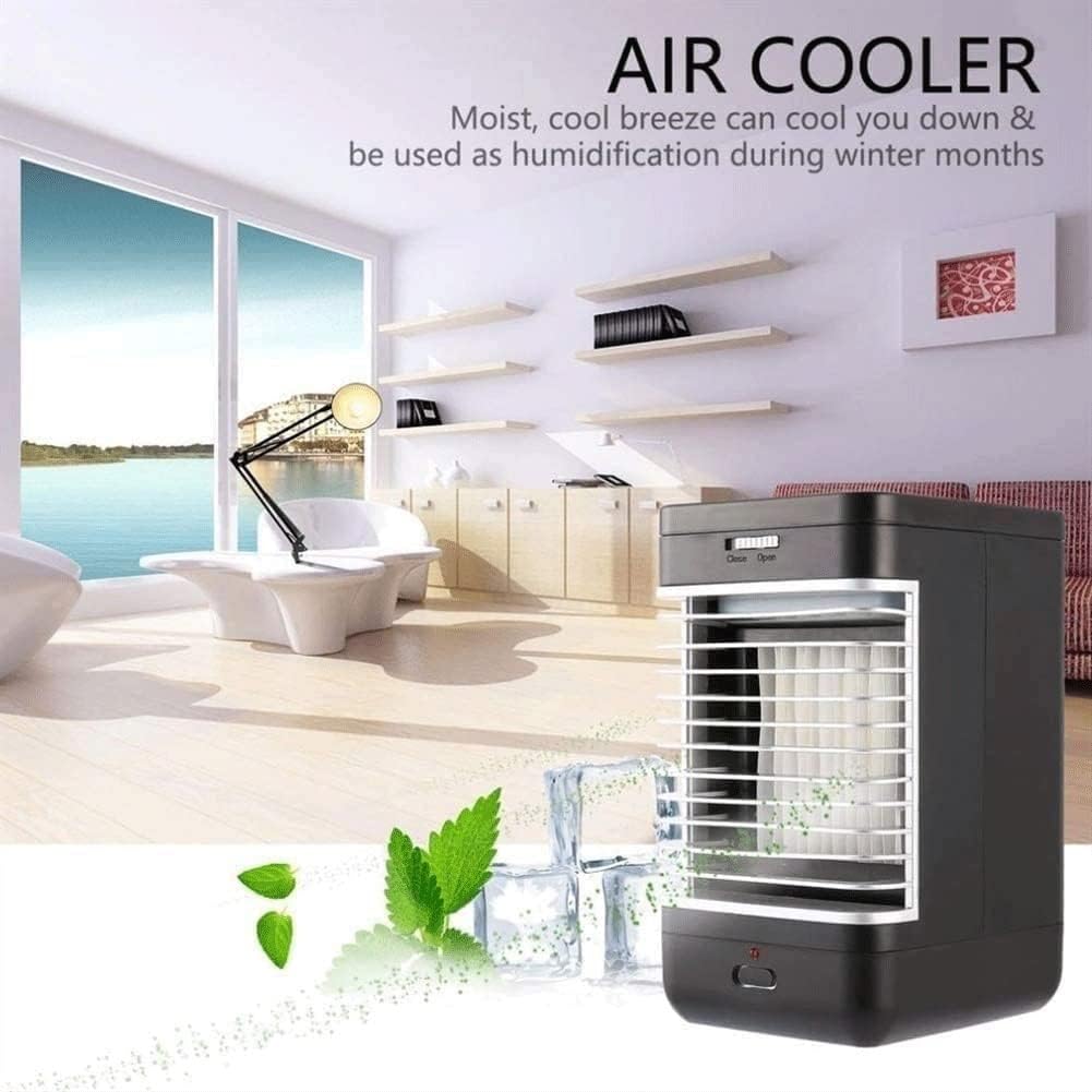 Portable Air Conditioner Fan, Personal Mini Evaporative Air Cooler with 2 Speeds, Quiet Air Cooler Fan, for Home Office