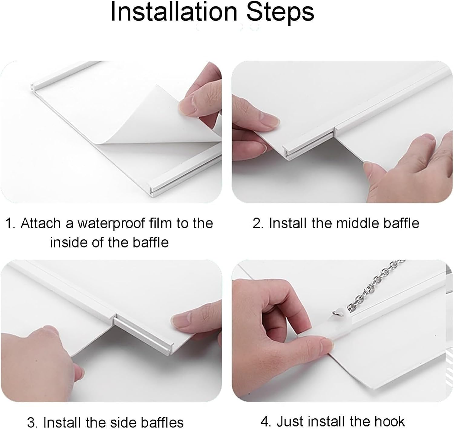 Adjustable Air Conditioner Deflector, Confinement Air Deflector for Central Air Conditioner'S Square Outlets for Home Office