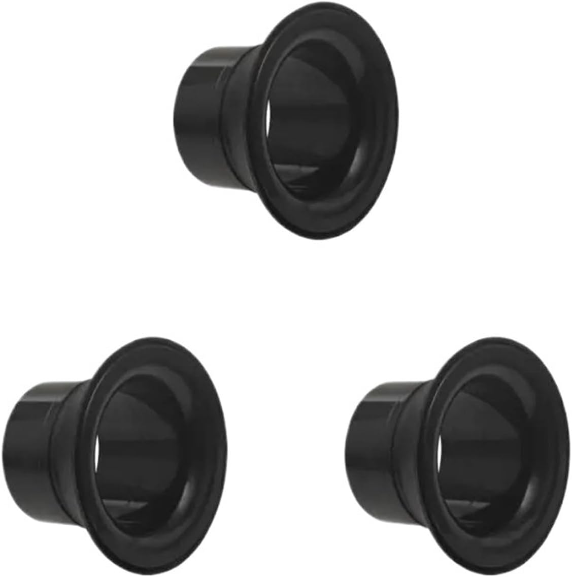 1~7PCS Bass Loudspeaker Reverberation Speaker Drum Bottom Microphone Loudspeaker Voice Sound Amplifier Drum Accessories (Color : Black 3pcs)