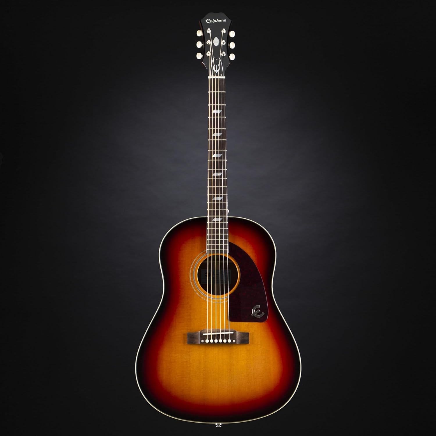 Epiphone Masterbilt Texan Acoustic Electric, Faded Cherry Aged Gloss