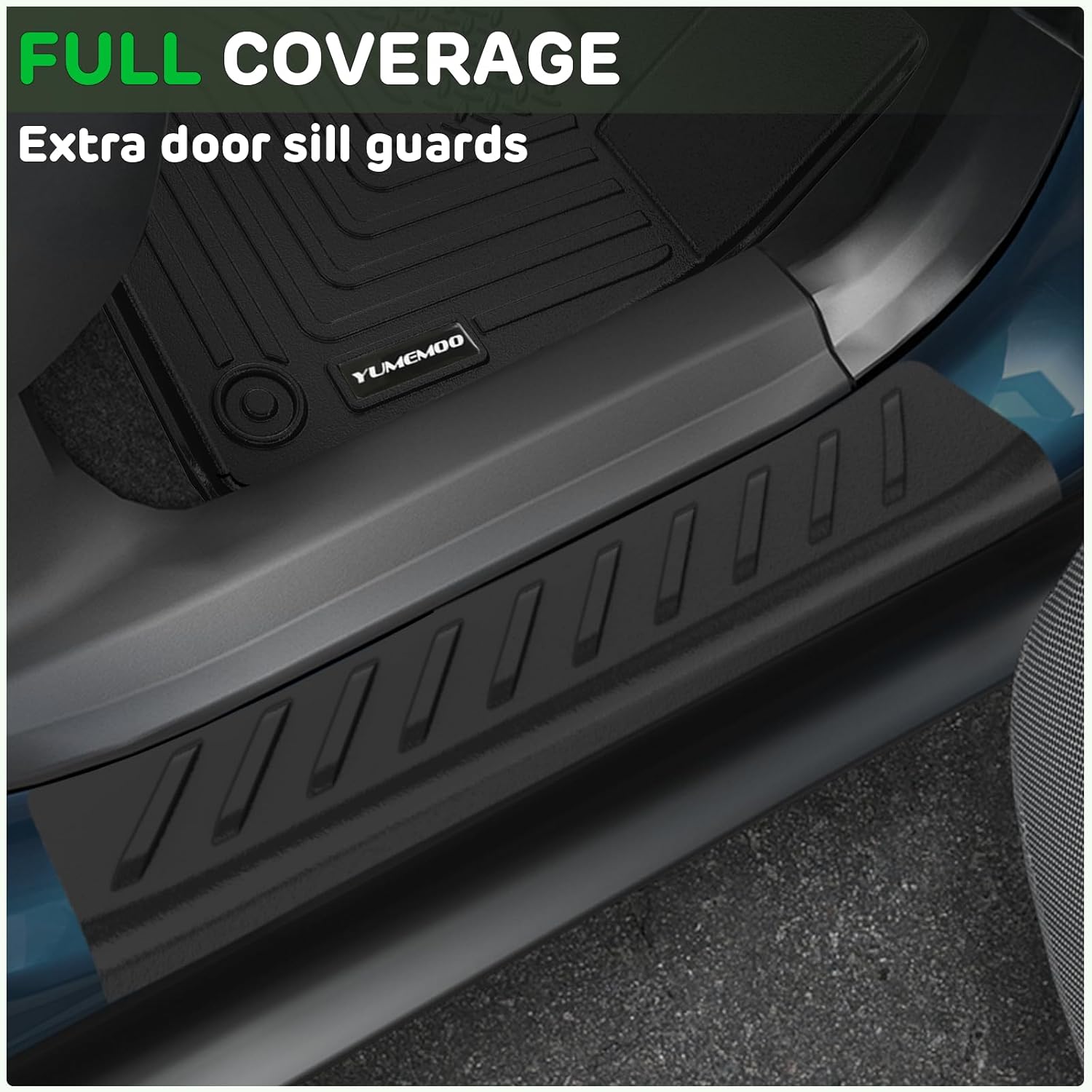 Floor Mats for 2023 2024 2025 Honda Pilot Upgrade Trunk Mat with Backrest Mat All Weather Floor Liners TPE Rubber Cargo Liner Fit for 2025 Honda Pilot Anti-Slip Full Set Automobile Mats Accessories