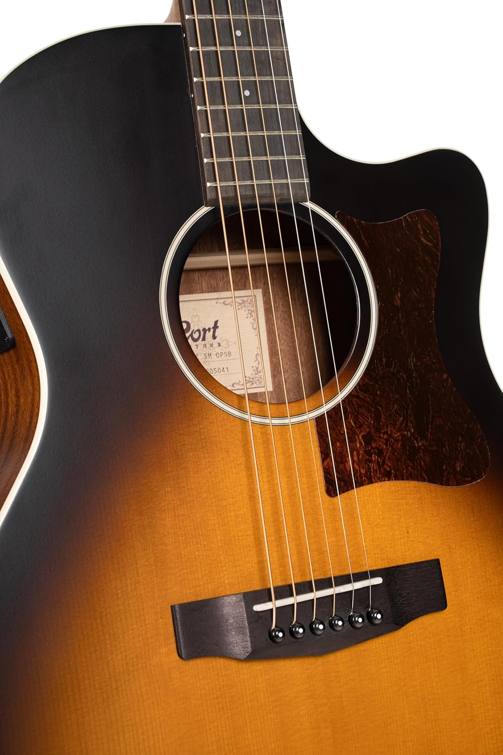 Cort GA1E Grand Regal Series Grand Auditorium A/E Guitar Sunburst