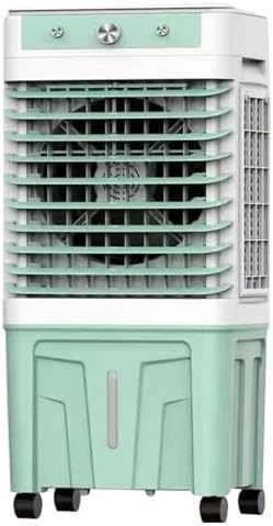 3 in 1 Commercial Evaporative Air Cooler Fan, Swamp Cooler Air Conditioner with 3 Speeds, Industrial Air Conditioning Fan with 120°Oscillation, Large Water Tank, Powerful Motor for Efficient Cooling(G