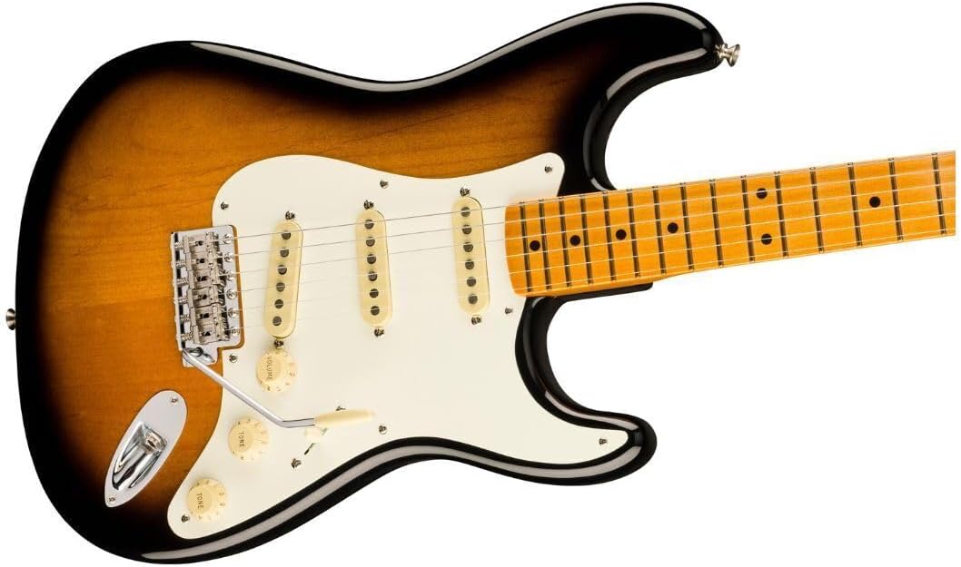 Fender Stories Collection Eric Johnson 1954 “Virginia” Stratocaster Electric Guitar, 2-Color Sunburst, Maple Fingerboard