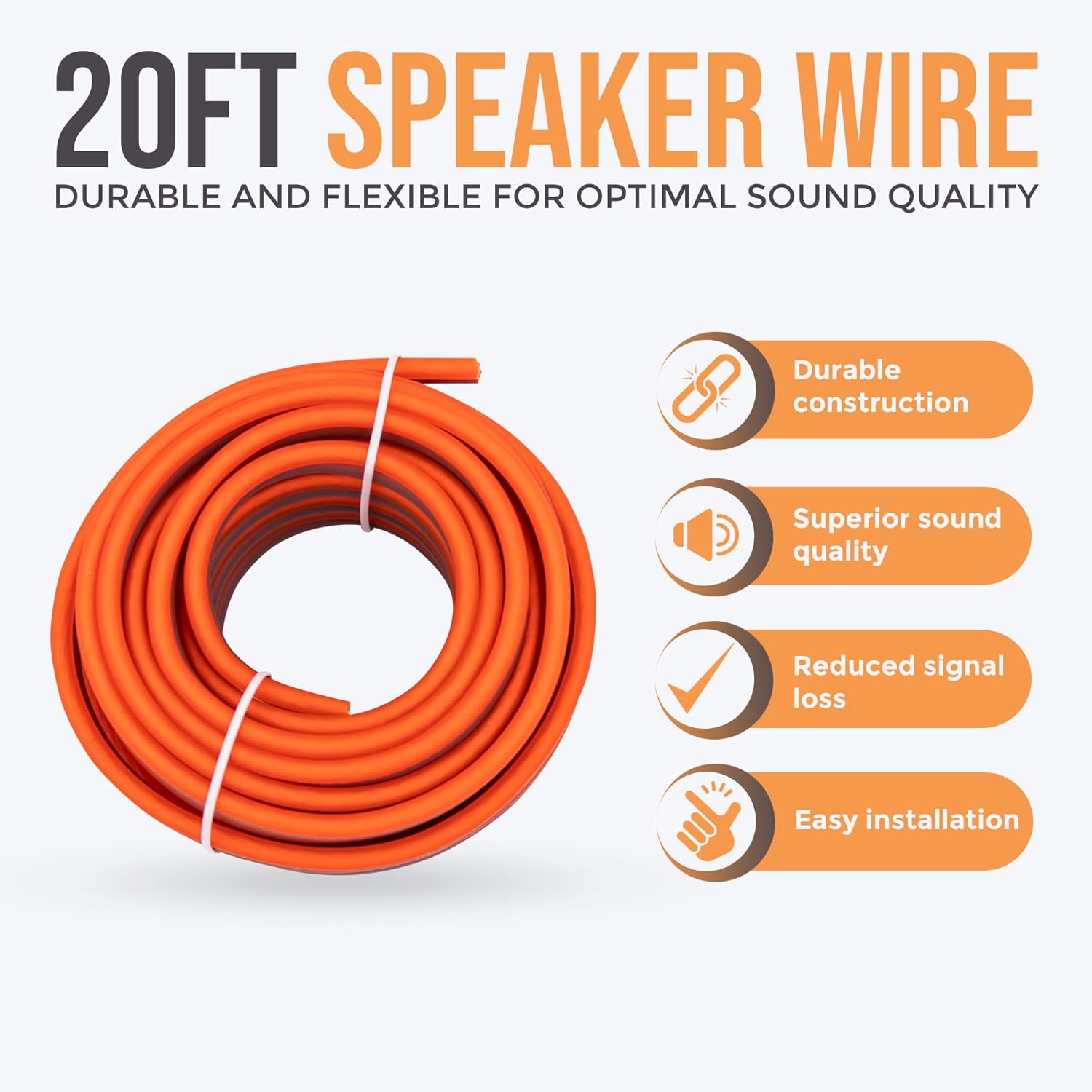 Elite Audio Premium Series Amp Kit Copper Clad Aluminum Wire, Triple-Shielded RCA Cables, High-Power Capacity, ANL Fuse Holder, Car Amplifier Install Kit (4 Gauge (Full Size ANL))