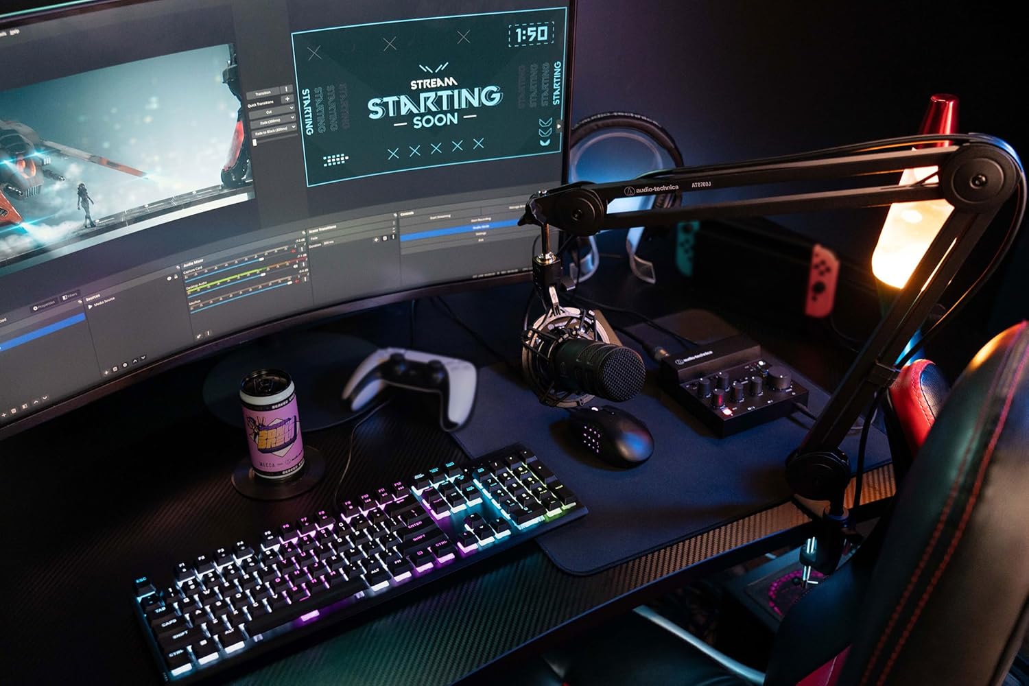 Audio-Technica AT-UMX3 USB Desktop Audio Mixer