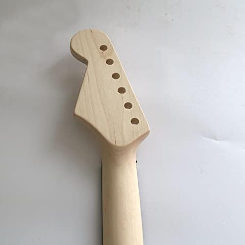 Unfinished Guitar Kit Electric Guitar Materials Maple Solid Wood Leather Basswood Body Hard Maple Neck Electric Guitar Material Combination Handmade ​Guitar Body
