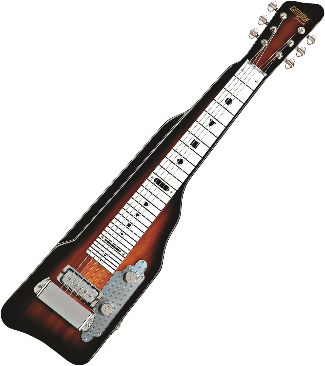 Gretsch G5700 Electromatic Lap Steel with White Plastic Fretboard - Tobacco