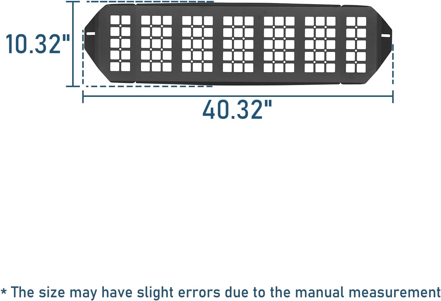 Hooke Road 4Runner Rear Overhead Storage MOLLE Panel Cargo Rack for 2010-2024 Toyota 4Runner 5th Gen, Trunk Cargo Shelf Interior Accessories Steel