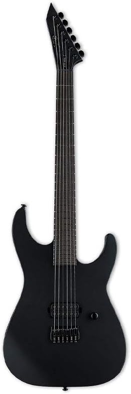 ESP LTD M-HT Black Metal Electric Guitar, Black Satin