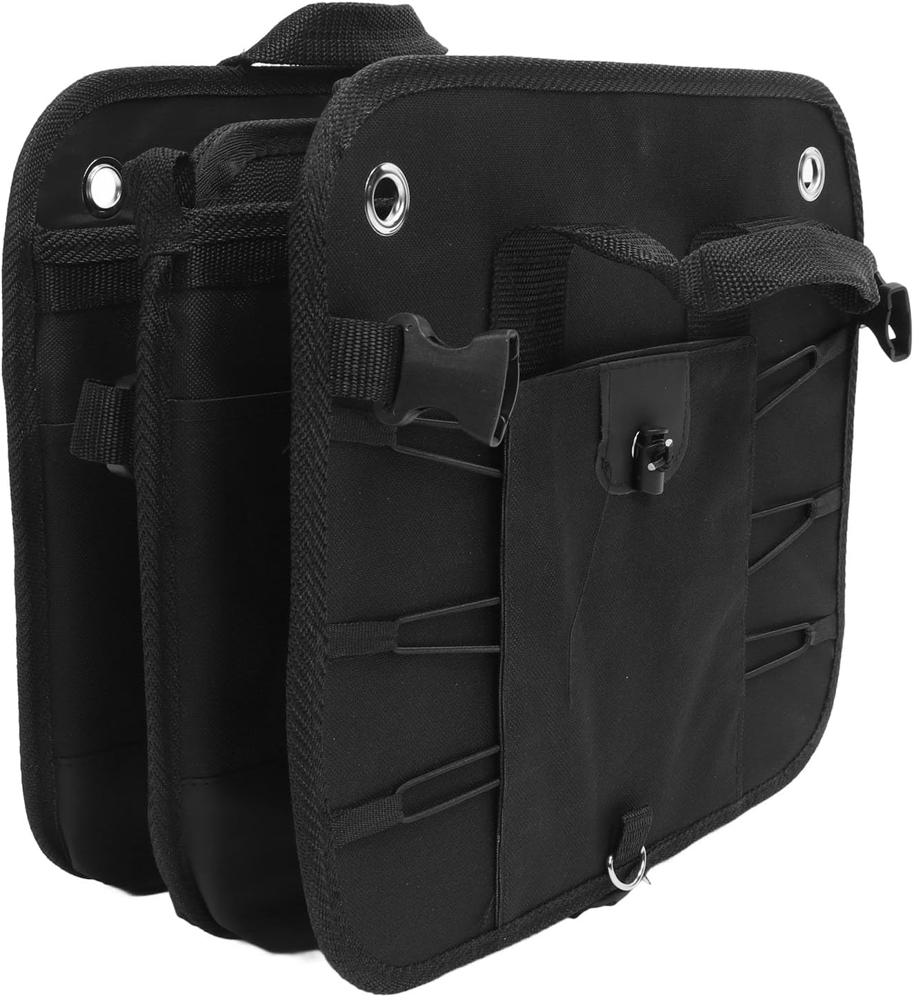 Eujgoov Collapsible Car Trunk Organizer, Flexible Storage Foldable Trunk Storage for Car, with Bottom Plate, for Groceries, Accessories Clothes, Daily Necessities