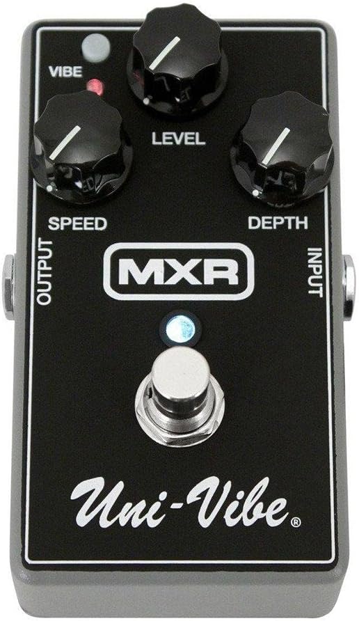 MXR M68 Uni-Vibe Chorus Vibrato Effect Pedal Bundle for Electric Guitar with 2 Patch Cable and 1 Instrument Cable