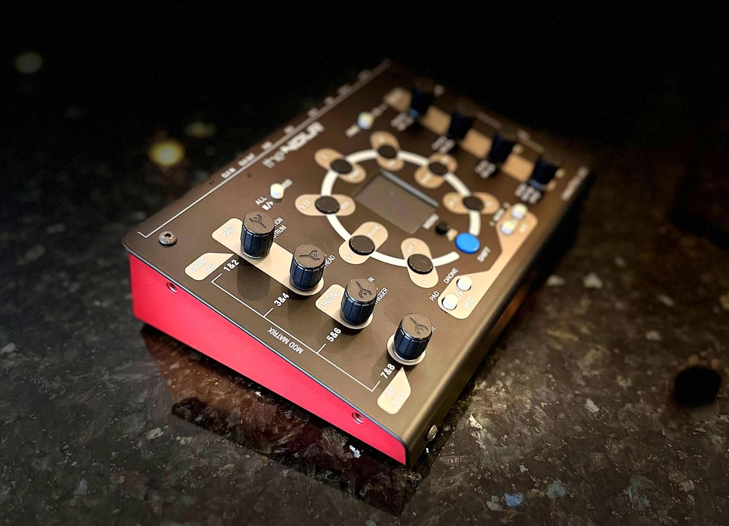 The NDLR Multi-part Polyphonic Interval MIDI Sequencer Groove Box - 2 Sequenced Arpeggiators, Chord and Drone Player. 2 MIDI In and Out Ports, 4 USB MIDI Ports, Includes USB Cable