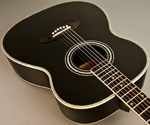 NEW OSCAR SCHMIDT OF2B BLACK SPRUCE FOLK FINGER PICKIN ACOUSTIC GUITAR