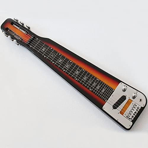 ZUZU 6 String Electric Steel Ring Electric Guitar Unfinished Guitar Neck (Color : Sunburst)