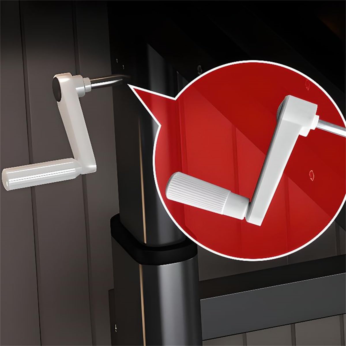 KWOKING Office Computer Desk with Organized Wiring & Keyboard Shelf Workbench Electronic Piano Midi Keyboard Music Production Recording Studio Hand-cranked Lifting Table Black 55