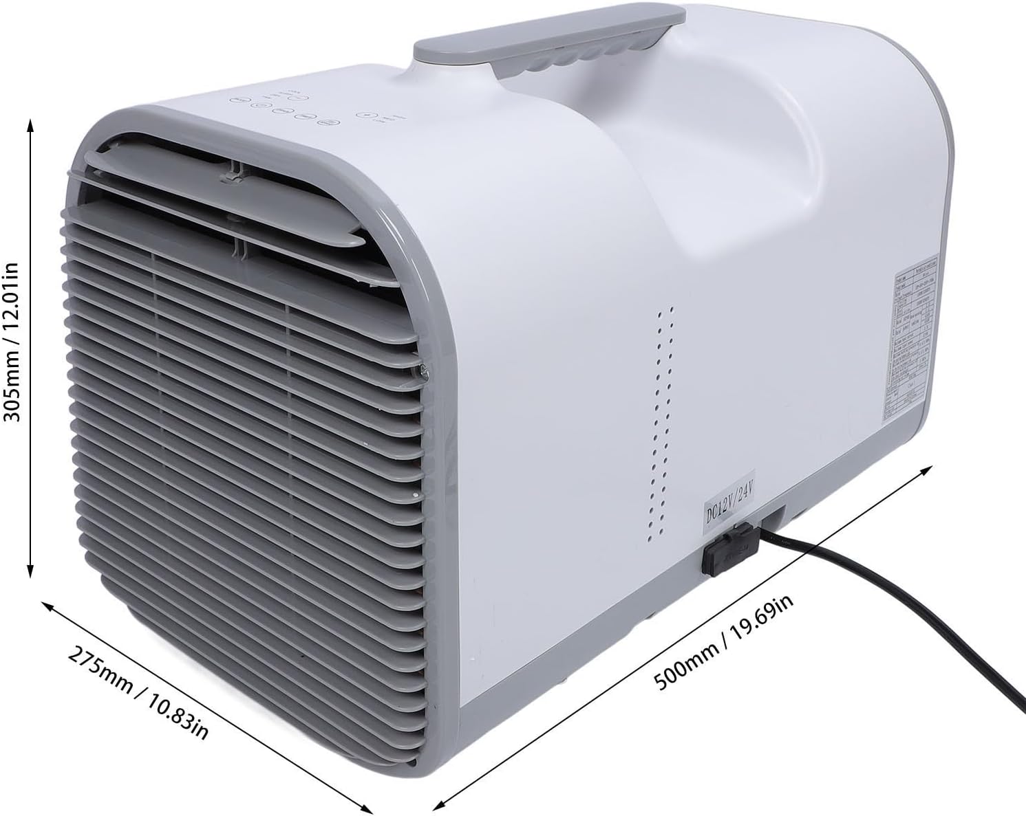 S03 Industrial Small Air Conditioner Intelligent Control Mobile Air Conditioner Outdoor Resident Vehicle Portable Tent Air Conditioner DC AC Small Air Conditioner 5200BTU (US